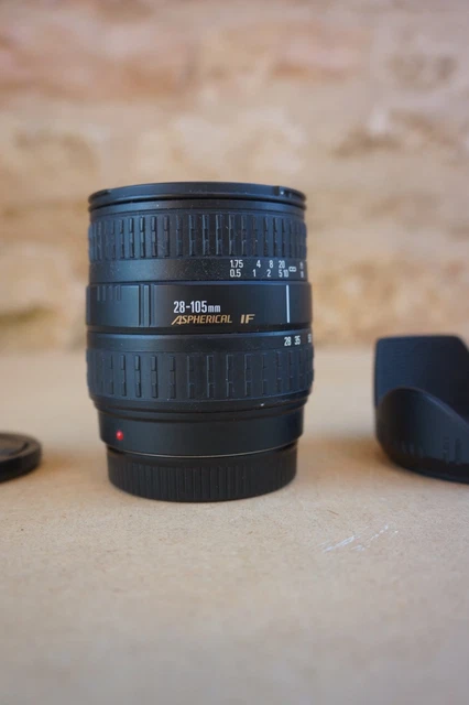 prueba de objetivo réflex: Sigma AF 28-105mm 1:3.8-5.6 UC III