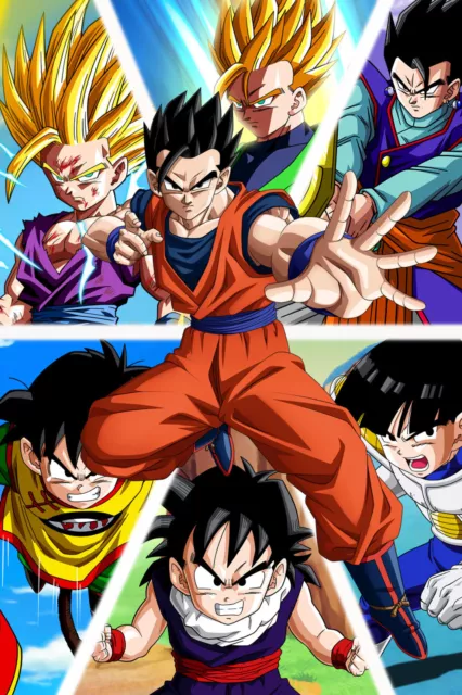 Dragon Ball Poster Cell Saga Gohan SSJ 12in x 18in Free Shipping