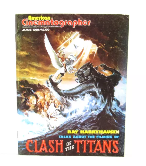 AMERICAN CINEMATOGRAPHER MAGAZINE Ray Harryhausen Clash of the Titans ...