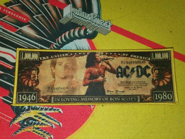 AC/DC HARD ROCK Strip Patch Gold Border Kutte Cheap Trick EUR 11,99 ...