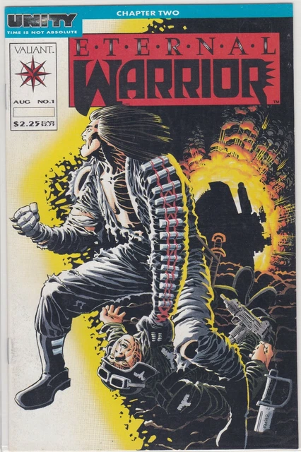 ETERNAL WARRIOR #1 VF Aug 1992 Valiant Unity Frank Miller cover