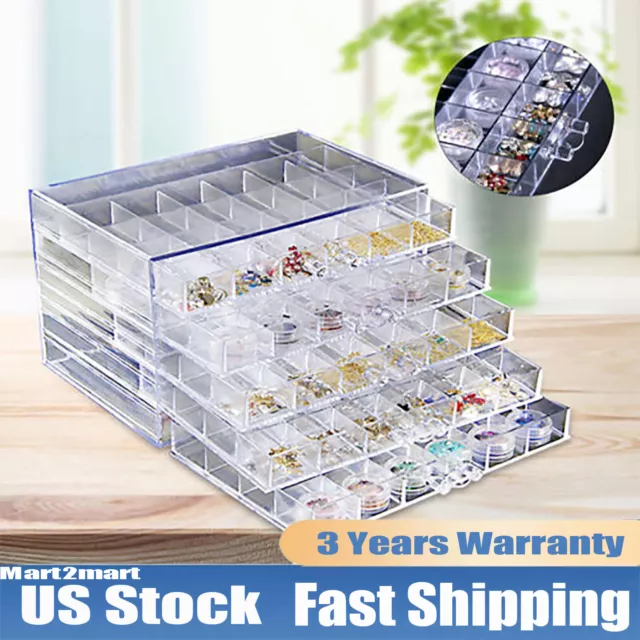 Compartment Storage Box, 1pc Black 11 Grids Bead Organizer Box for Crafts  Art Supply Diamond Painting Nail Tip Bead Earring Ring Nail Art Storage Box  For 550pcs Jewelry Collecting