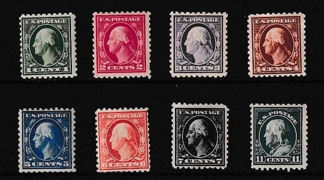 US #s  424-30, 434 MLH, Well Centered Group - CV $237