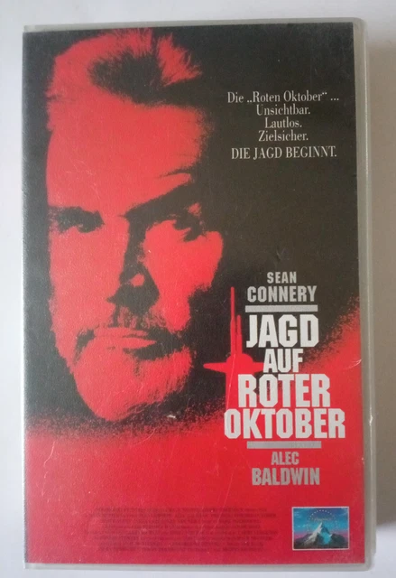 JAGD AUF ROTER Oktober - Sean Connery, Alec Baldwin - VHS Videokassette