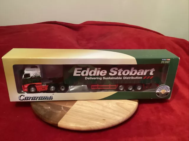 OXFORD DIECAST CARARAMA CR028 MASSSTAB 1:50 Volvo FH Vorhang Eddie Stobart.