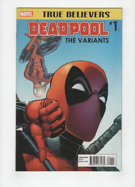 True Believers Deadpool Variants #1 (Marvel Comics, 2016)