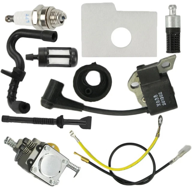Motore Kit Carburatore Carburante Candela di Accensione per Stihl 017 018