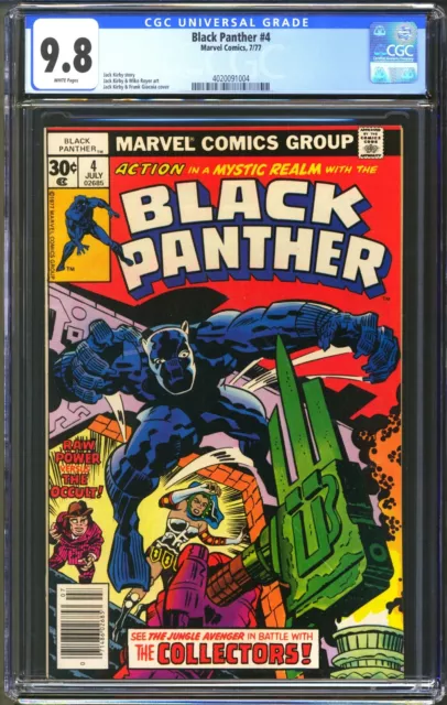Black Panther #4 - Cgc 9.8 - Wp - Nm/Mt - 1977 - Jack Kirby