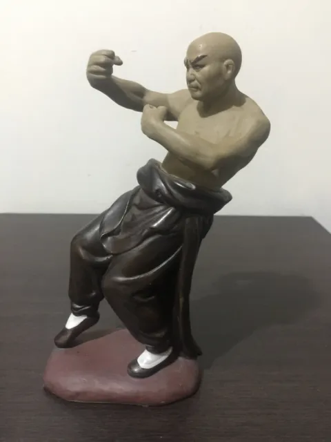 martial arts kung fu oriental asian man figure ornament figure 90s fighter clay
