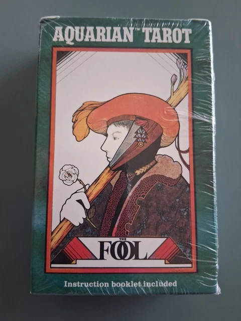 VINTAGE AQUARIAN TAROT Card Deck Entitled The Fool 1970 Complete