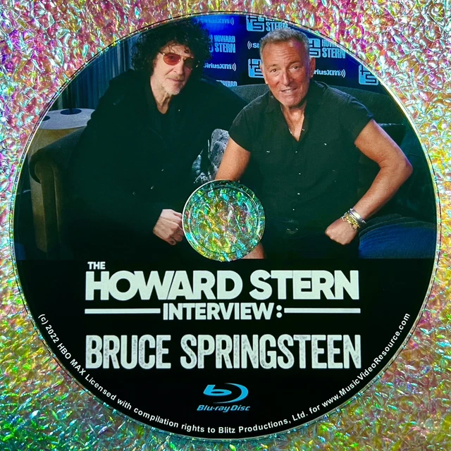 THE HOWARD STERN Interview: Bruce Springsteen Blu-Ray DVD (2022) PLUS ...