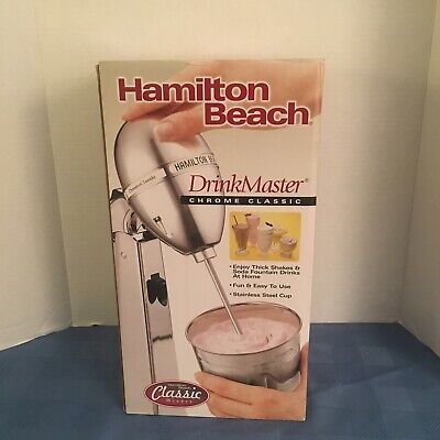 Hamilton Beach Milkshake DrinkMaster Milk Shake Maker Blender Stand Mix NEW!!