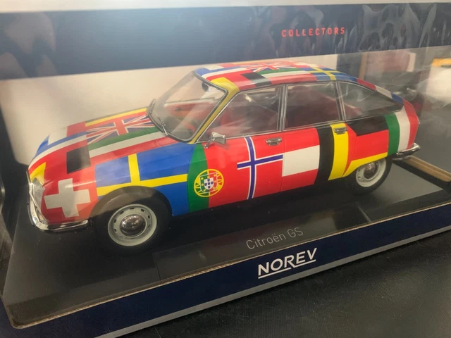 Citroën GS Rouge Rio 1972 Norev 1/18e 181668 - Miniature Neuve