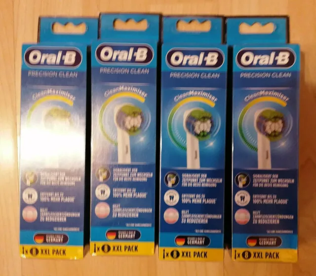 Oral-B Aufsteckbürsten 4x 8er=32 Precision Clean CleanMaximizer Zahnpflege