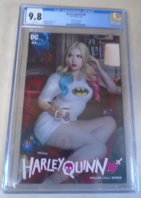 Harley Quinn Issue #24 Comic Book. KRS Comics Warren Louw Edition. CGC Graded9.8