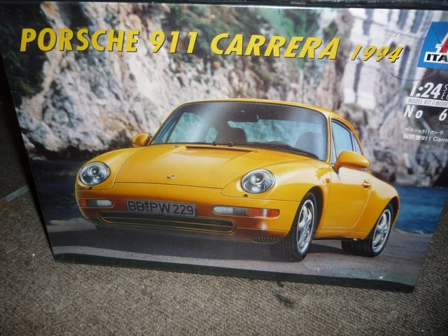 Porsche 911 Carrera 1994 Jaune 1/18 – Miniature NOREV, Occasion, Très Bon état