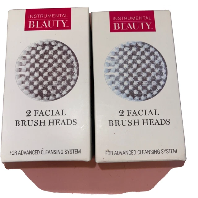 Lote de 2 cabezales de cepillo facial Instrumentsl Beauty para sistema de limpieza avanzado