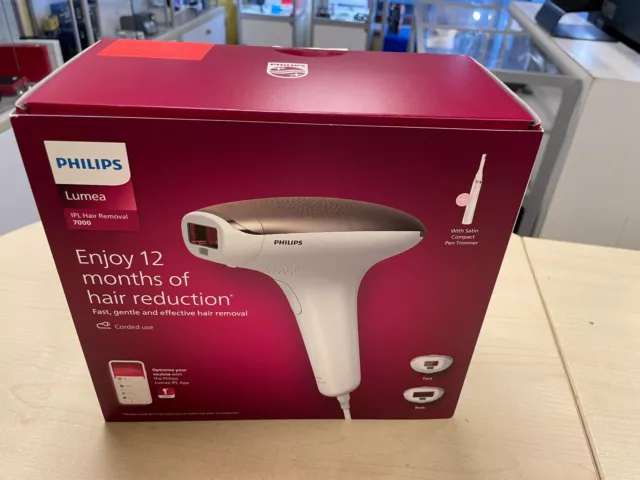 Philips Lumea IPL 7000 Series (Model BRI921/00 ) Haarentferner weiss/gold, NEU