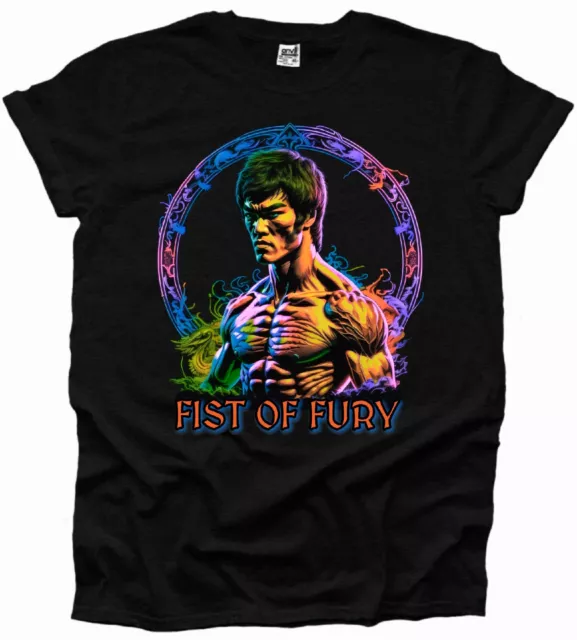 Kung Fu Dragon Movie Tshirt Men's Classic Enter 70s Martial Arts Woman UK Seller