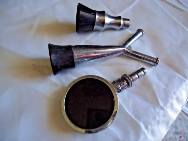 3 Different Styles Antique / Vintage Stethoscope  ,1 is Becton Dickinson
