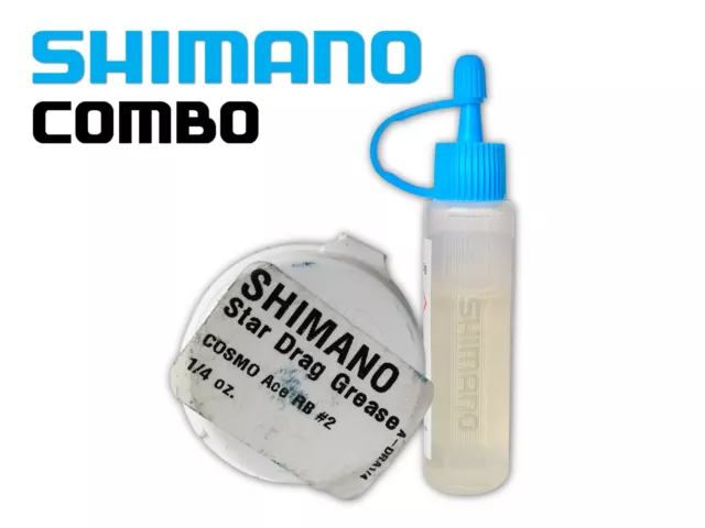 SHIMANO GREASE AND Oil Combo - Star Drag 1/4oz Bantam Oil 1oz Reel  Lubricant New $14.99 - PicClick