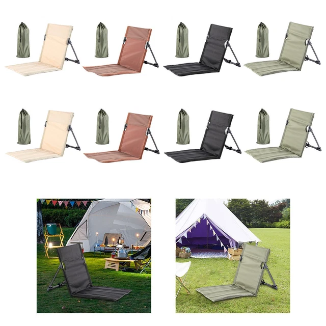 Chaise Canoë | Chaises De Plage Pliantes D'Extérieur - Sièges De Stade Avec Chaise De Sol