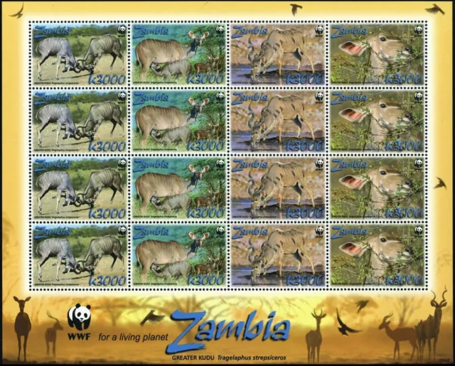 2008, Sambia, 1606-09 KB ZD, ** - 1805755