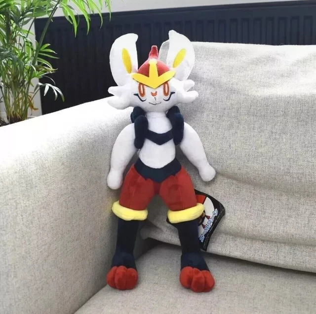 POKEMON CINDERACE PLUSH 38cm Soft Toy Teddy - UK SELLER 🇬🇧 £12.98