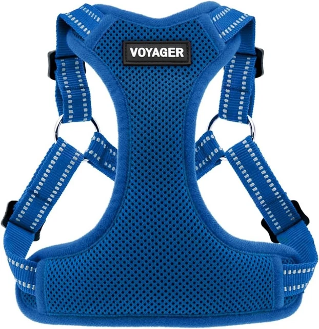 VOYAGER FULLY ADJUSTABLE Step-in Mesh Harness, Royal Blue, X-Large $139 ...