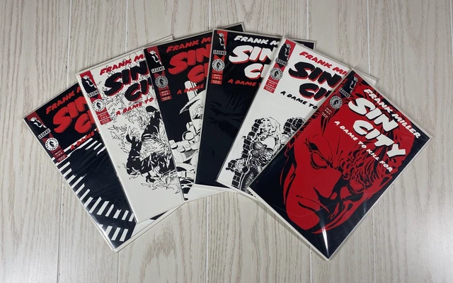 Sin City A Dame to Kill For Comic Set 1-6 Lot Frank Miller Art Dark Horse Comics