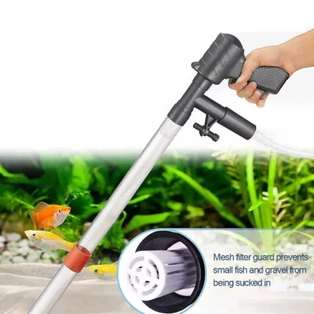 Removable Aquarium Gravel Cleaner Plastic Fish Tanks Siphon Kits  for Cleaning