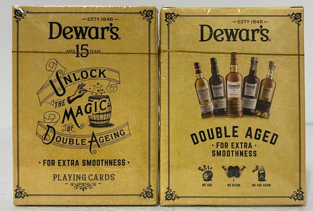 Dewar’s 15 Unlock The Magic Playing Cards New Sealed