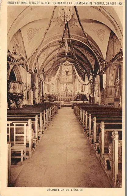 SANCEY-LE-LONG - Interieur de l'église (Doubs)