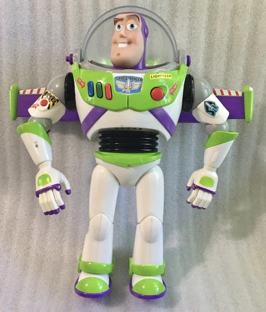 DISNEY STORE TOY Story Buzz Lightyear 12" Talking Figure One Light