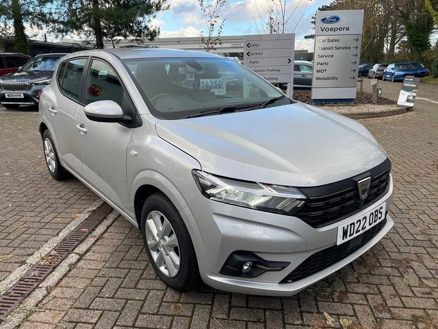 2022 Dacia Sandero 1.0 TCe Comfort 5dr CVT Auto Hatchback Petrol Automatic