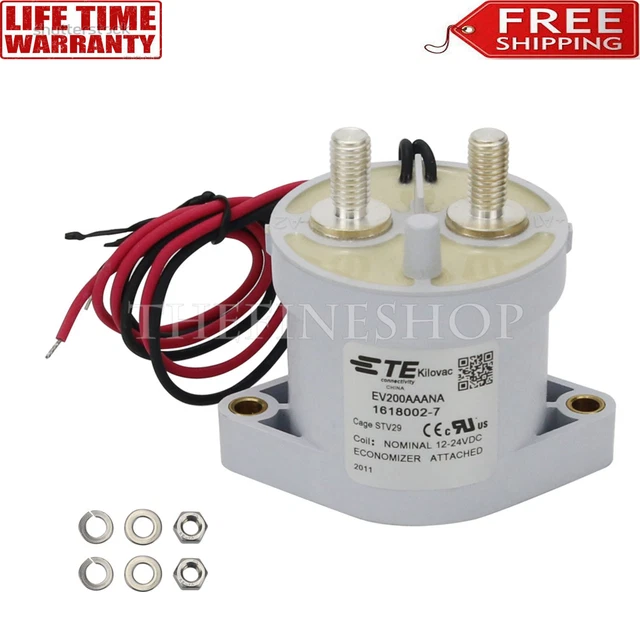 DC Contactor Automotive Relay 900V 500A Coil 12-24V for TE EVC500