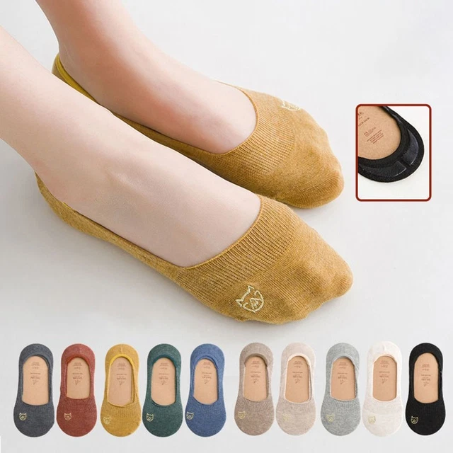 de cheville Chaussettes de broderie invisibles Chaussettes de bateau