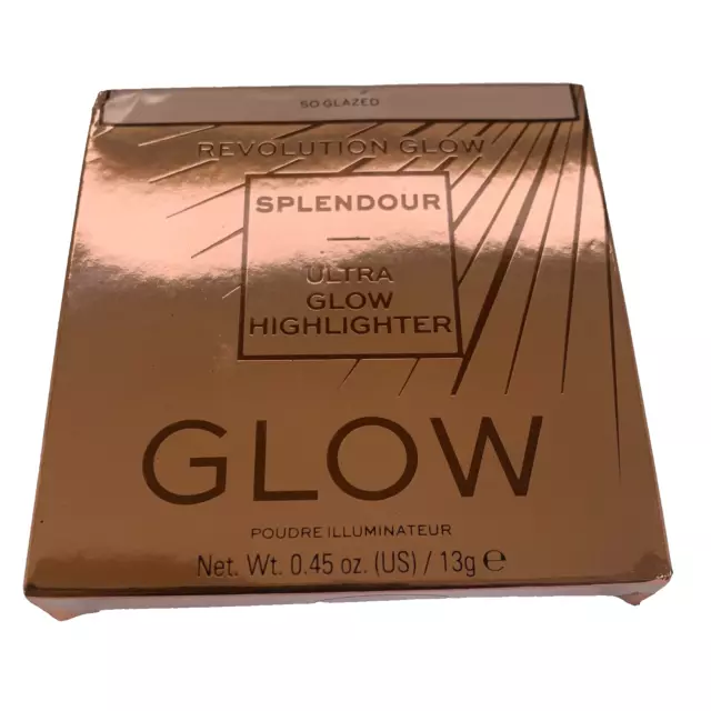 ❤ Makeup Revolution Glow Splendour Highlighter  “ So Glazed”❤ NEW SEALED