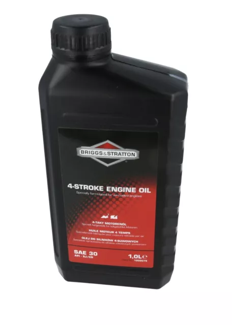 BRIGGS & STRATTON, 4 Stroke, SAE30 Engine Oil, 1 Litre -100007E 3