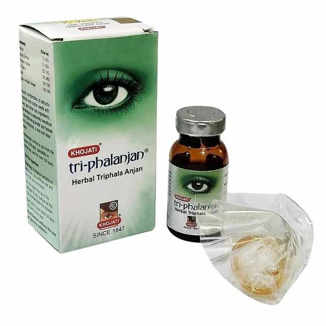 Gota para ojos herbal y ayurvédica Khojati Tri-falanjan 7 ml | Las mejores gotas para los ojos | EE. UU.