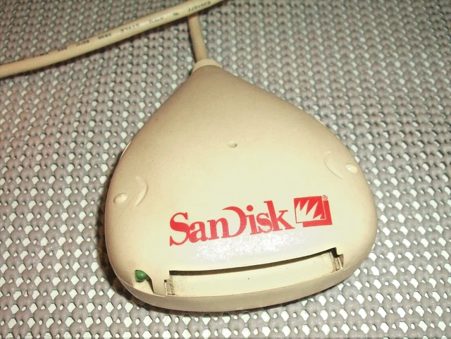 Lector de tarjetas flash compacto USB Sandisk Image mate (SDDR-31) de colección