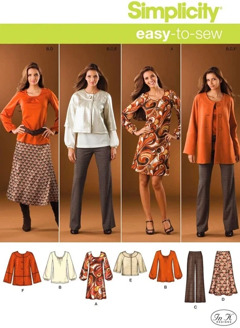 Patron Butterick 5535 - Jupe, Pantalon, Veste élégants - Tailles 36 à 50 - NEUF