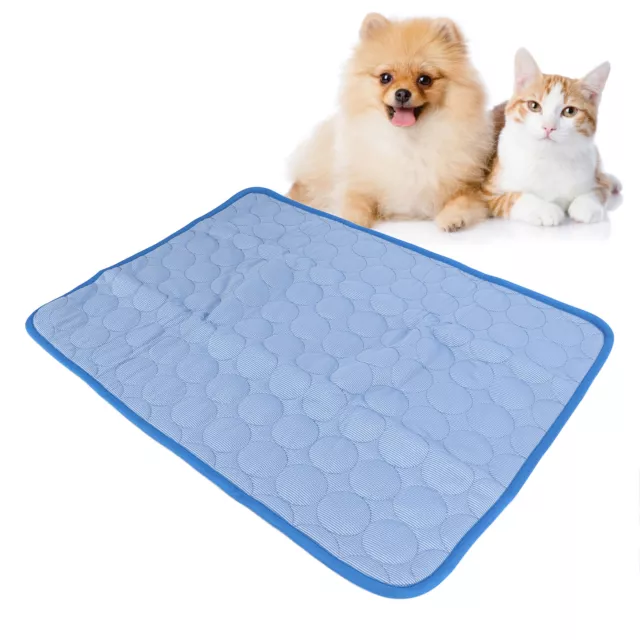 Dog Cooling Mat Pliable Lavable Respirable Pet Summer Self Cooling Pad Pour Qcs