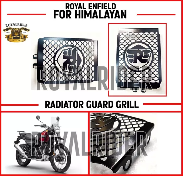 Royal Enfield HIMALAYAN "GRILLE DE GARDE DE RADIATEUR NOIRE"