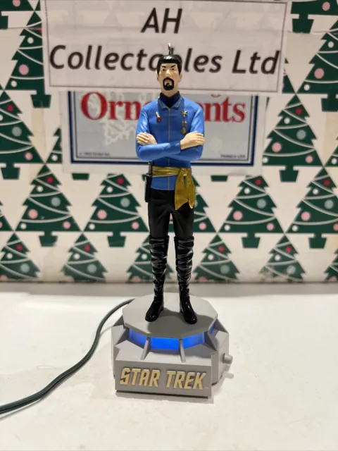 Star Trek Officer Spock Mirror mirror Christmas Hallmark Keepsake Ornament NIB