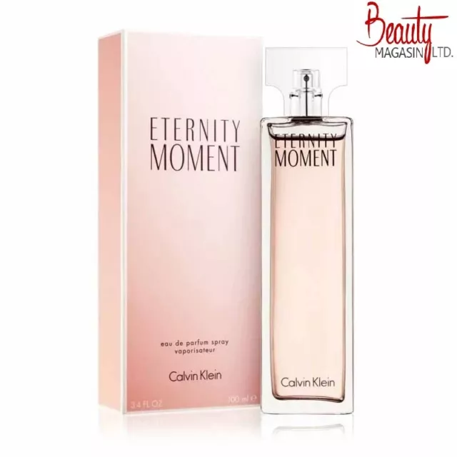Calvin Klein CK ETERNITY MOMENT For Her 100ml EDP Spray Womens Perfume Fragrance