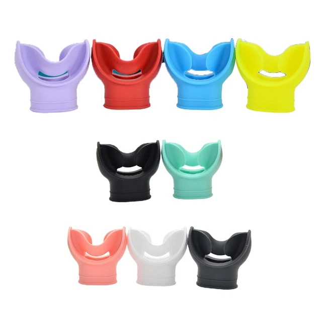 Embout De Tuba / Régulateur Silicone Souple Universel – Accessoire Plongée Apnée Avec Attache