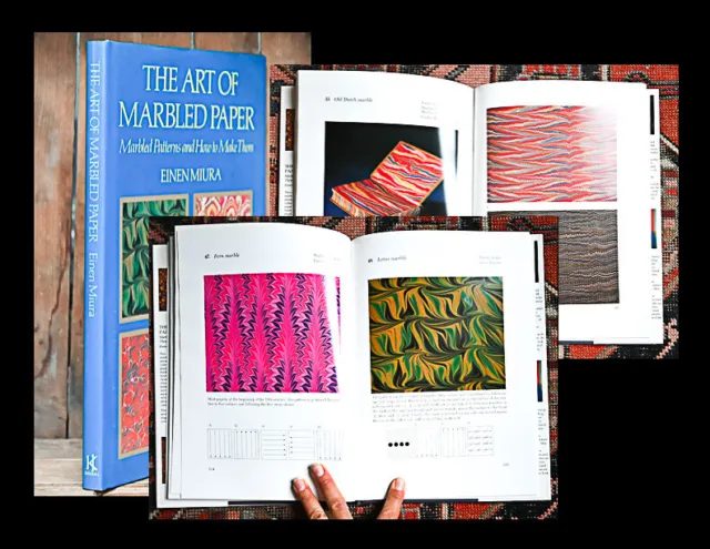 1991 Marmorpapier Marbled Paper Miura The Art of Marbled Paper