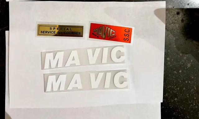 Mavic Ssc Rim X1 Wheel Vinyl Decal Sticker Adhesive Self-Adhesive ステッ