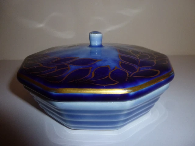 Camille Tharaud Bonbonnière Art Déco Porcelaine Limoges